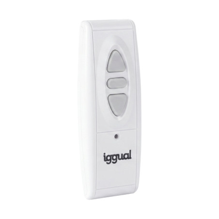 iggual IGG811055 Control remoto pantalla proyección eléctr., Pantalla de proyección, Botones, Blanco