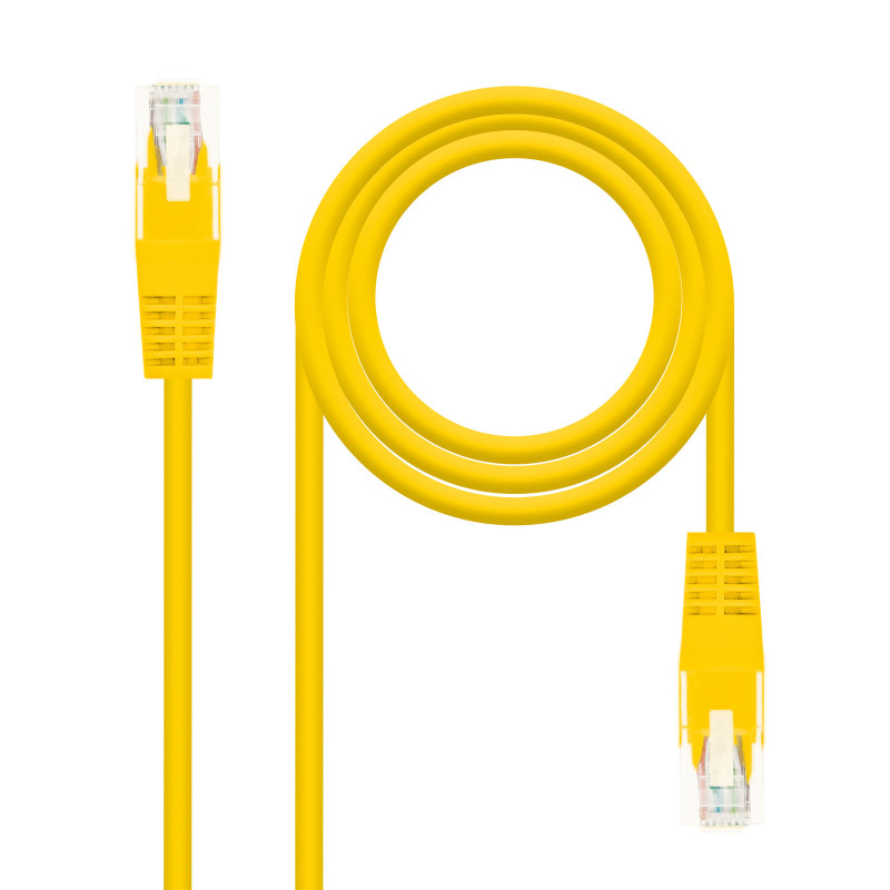 Nanocable 10.20.0402-Y 10.20.0402-Y, 2 m, Cat6e, U/UTP (UTP), RJ-45, RJ-45, Amarillo
