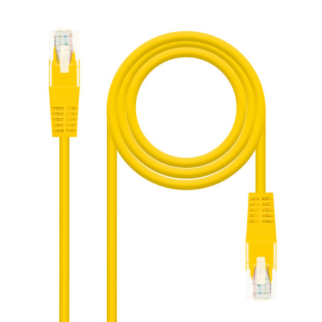 Nanocable 10.20.0402-Y 10.20.0402-Y, 2 m, Cat6e, U/UTP (UTP), RJ-45, RJ-45, Amarillo