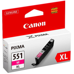 Canon 6445B004 CLI-551XL M w/sec, Alto rendimiento (XL), Foto magenta, Tinta a base de colorante, 1 pieza(s)