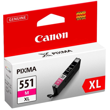 Canon 6445B004 CLI-551XL M w/sec, Alto rendimiento (XL), Foto magenta, Tinta a base de colorante, 1 pieza(s)
