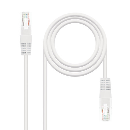 Nanocable 10.20.0105-W 10.20.0105-W, 5 m, Cat5e, U/UTP (UTP), RJ-45, RJ-45, Blanco