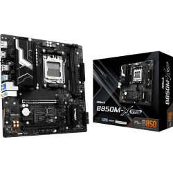 Asrock 90-MXBSG0-A0UAYZ B850M-X R2.0, AMD, Zócalo AM5, AMD Ryzen 7000 Series, AMD Ryzen 8000 Series, AMD Ryzen 9000 Series,