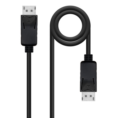Nanocable 10.15.2803 Cable DisplayPort 1.4 CCS, DP/M - DP/M, Negro, 3 m, 3 m, DisplayPort, DisplayPort, Macho, Macho, 7680 x