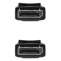Nanocable 10.15.2803 Cable DisplayPort 1.4 CCS, DP/M - DP/M, Negro, 3 m, 3 m, DisplayPort, DisplayPort, Macho, Macho, 7680 x 2