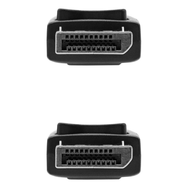 Nanocable 10.15.2800 Cable DisplayPort 1.4 CCS, DP/M - DP/M, Negro, 0.5 m, 0,5 m, DisplayPort, DisplayPort, Macho, Macho, 7680