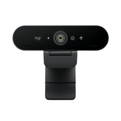 Logitech 960-001718 BRIO 4K, 13 MP, 4096 x 2160 Pixeles, 4K Ultra HD, 90 pps, 1280x720@90fps, 1920x1080@60fps, 4096x2160@30fps,