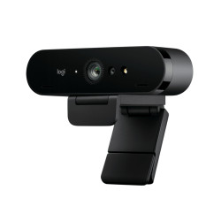 Logitech 960-001718 BRIO 4K, 13 MP, 4096 x 2160 Pixeles, 4K Ultra HD, 90 pps, 1280x720@90fps, 1920x1080@60fps, 4096x2160@30fps, 2