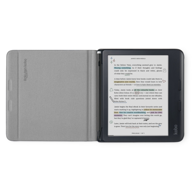 Rakuten Kobo N428-AC-SB-N-PU SleepCover, Folio, Beige, Kobo, 17,8 cm (7"), Libra Colour, 17,8 cm (7")
