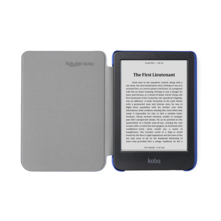 Rakuten Kobo N365-AC-BL-O-PU Basic SleepCover, Folio, Azul, Kobo, 15,2 cm (6"), Clara Colour / Clara BW, 15,2 cm (6")