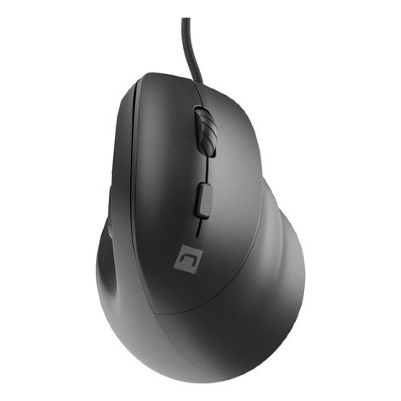NATEC NMY-2272 Crake 2 Pro, mano derecha, Diseño vertical, Óptico, USB tipo A, 12800 DPI, 7000 pps