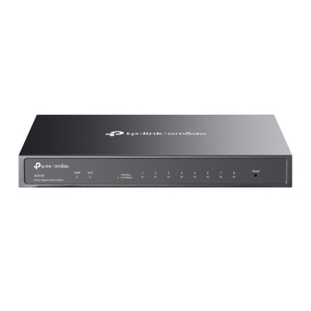 TP-Link SG2008 Omada SG2008, Gestionado, L2/L2+, Gigabit Ethernet (10/100/1000), Montaje de pared