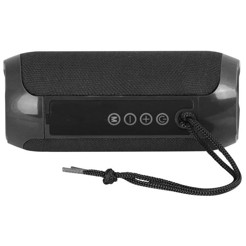 Trevi 0XR084P00 XR 84 Plus, 5 W, Inalámbrico, MicroUSB, USB Tipo C, Altavoz portátil estéreo, Negro, Cilindro