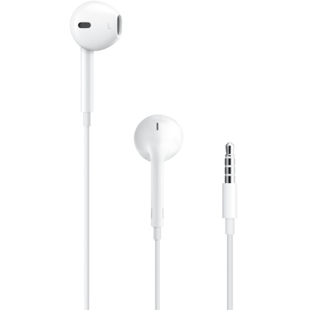 Apple MWU53ZM/A EarPods, Alámbrico, Música/uso diario, Auriculares, Blanco