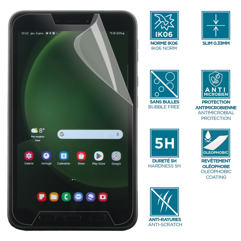 Mobilis 036315 036315, Protector de pantalla, 20,3 cm (8"), 5H, 1 pieza(s)