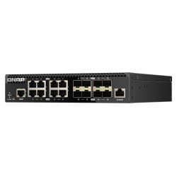 QNAP QSW-M3216R-8S8T QSW-M3216R-8S8T, Gestionado, L2/L3, 10G Ethernet (100/1000/10000), Montaje en rack, 1U 2