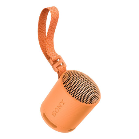 Sony SRSXB100D SRS-XB100, Inalámbrico, A2DP, HFP, AAC, AVRCP, SBC, USB Tipo C, Altavoz monofónico portátil, Naranja, Cilindro
