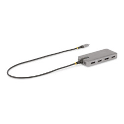 StarTech.com 117B-USBC-MULTIPORT Adaptador Multipuertos USB-C para 3 Monitores - 4K 60Hz Doble + HDMI y DisplayPort 4K 30Hz - 2