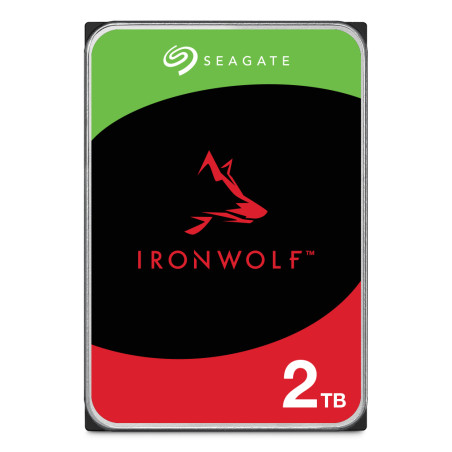 Seagate ST2000VN003 IronWolf ST2000VN003, 2 TB, 5400 RPM, 256 MB, 3.5", Serial ATA III