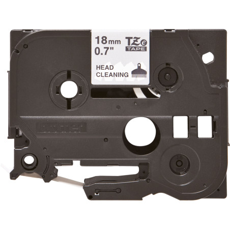 Brother TZE-CL4 TZE-CL4, Cinta de limpieza del cabezal de impresión, Transferencia térmica, Negro, 1,8 cm, PT-1300, PT-1400,