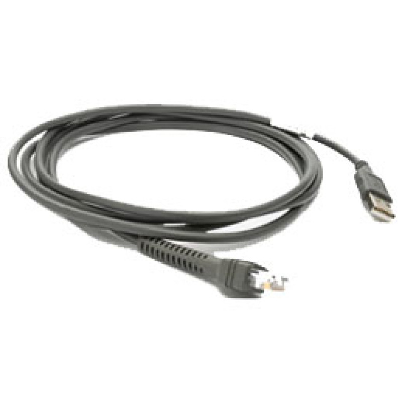 Zebra CBA-U01-S07ZAR Motorola CBA-U01-S07ZAR, Gris, USB A, Derecho, Derecho, Macho/Macho, 2,1 m