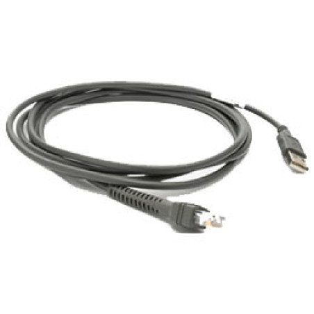 Zebra CBA-U01-S07ZAR Motorola CBA-U01-S07ZAR, Gris, USB A, Derecho, Derecho, Macho/Macho, 2,1 m