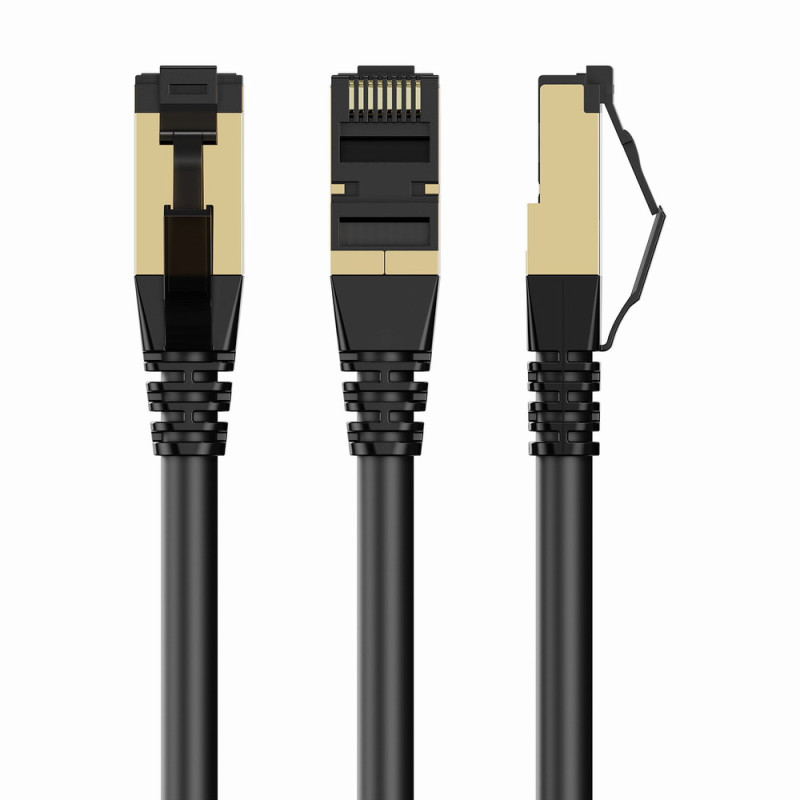 Gembird PP8-LSZHCU-BK-1.5M PP8-LSZHCU-BK-1.5M, 1,5 m, Cat8, S/FTP (S-STP), RJ-45, RJ-45, Negro