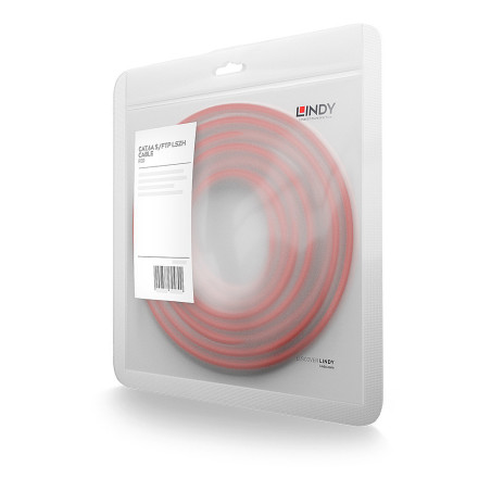 Lindy 47163 47163, 1,5 m, Cat6a, S/FTP (S-STP), RJ-45, RJ-45, Rojo