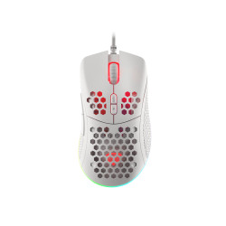 GENESIS NMG-1840 Krypton 555, mano derecha, Óptico, USB tipo A, 8000 DPI, 8000 pps, Blanco