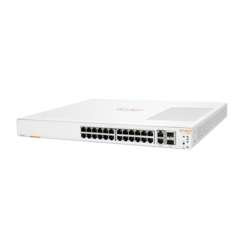 HPE JL806A#ABB Aruba Networking Aruba Instant On 1960 24G 2XGT 2SFP+, Gestionado, L2+, Gigabit Ethernet (10/100/1000),