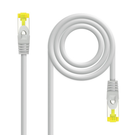 Nanocable 10.20.1900-L30 Cable Red Latiguillo RJ45 LSZH CAT.6A SFTP AWG26, Gris, 30 cm, 0,3 m, Cat6a, SF/UTP (S-FTP), RJ-45,