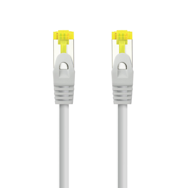 Nanocable 10.20.1900-L30 Cable Red Latiguillo RJ45 LSZH CAT.6A SFTP AWG26, Gris, 30 cm, 0,3 m, Cat6a, SF/UTP (S-FTP), RJ-45,