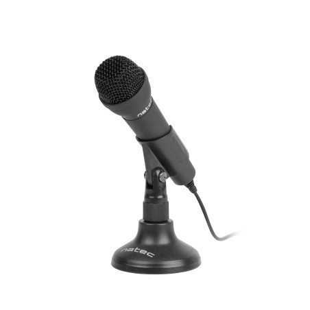 NATEC NMI-0776 ADDER, Micrófono para conferencias, -55 dB, 20 - 20000 Hz, Omnidireccional, Condensador, Alámbrico