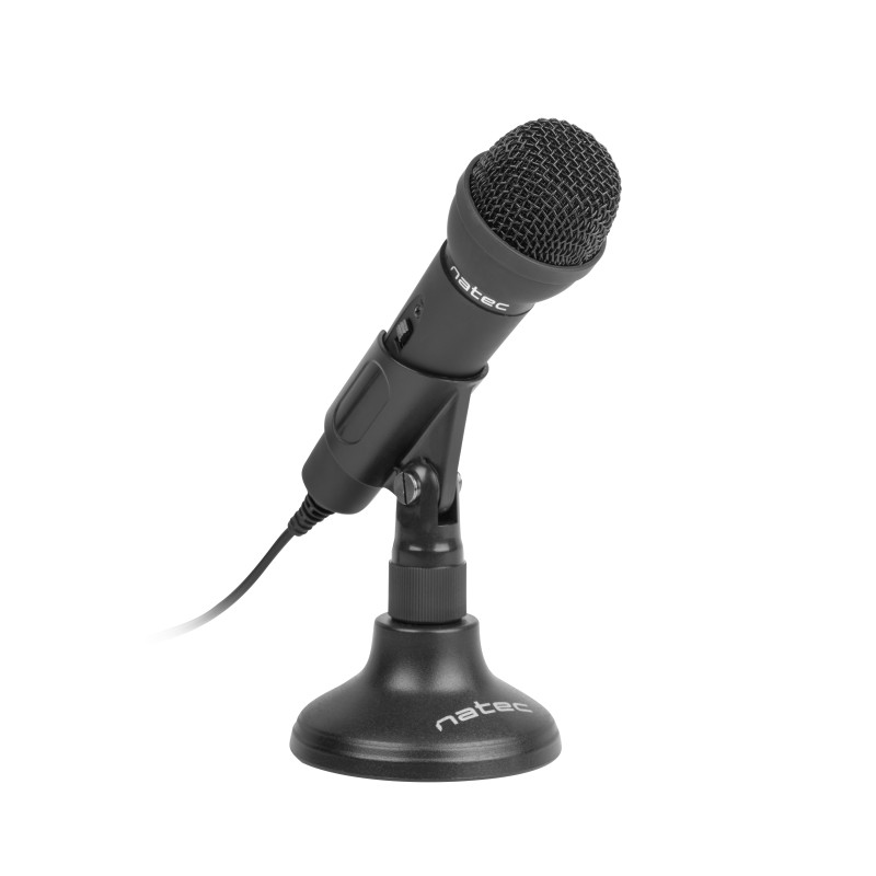 NATEC NMI-0776 ADDER, Micrófono para conferencias, -55 dB, 20 - 20000 Hz, Omnidireccional, Condensador, Alámbrico
