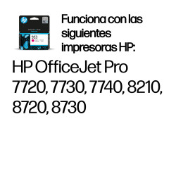 HP F6U13AE Cartucho de tinta Original 953 magenta, Estándar, Magenta, Tinta a base de pigmentos, 9 ml, 1 pieza(s), Pack 2
