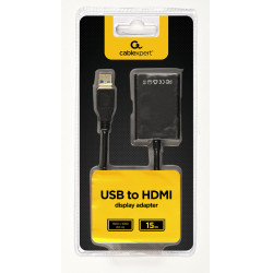 Gembird A-USB3-HDMI-02 A-USB3-HDMI-02, 1920 x 1080 Pixeles 2