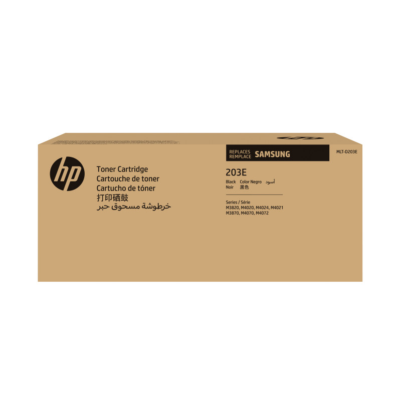 HP SU885A Samsung Cartucho de tóner MLT-D203E negro de capacidad superior, Negro, 1 pieza(s)