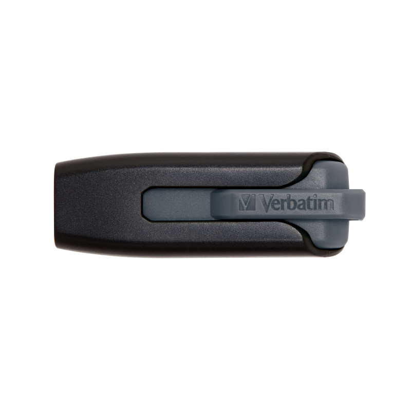 Verbatim 49189 V3 - Unidad USB 3.0 128 GB - Negro, 128 GB, USB tipo A, 3.2 Gen 1 (3.1 Gen 1), 80 MB/s, Deslizar, Negro