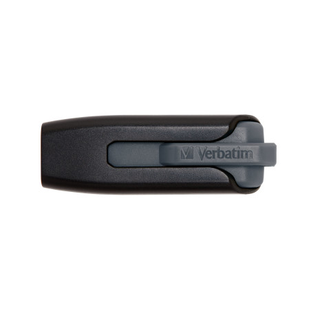 Verbatim 49189 V3 - Unidad USB 3.0 128 GB - Negro, 128 GB, USB tipo A, 3.2 Gen 1 (3.1 Gen 1), 80 MB/s, Deslizar, Negro