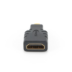 Gembird A-HDMI-FD HDMI(F)-microHDMI(M), HDMI, micro HDMI, Negro