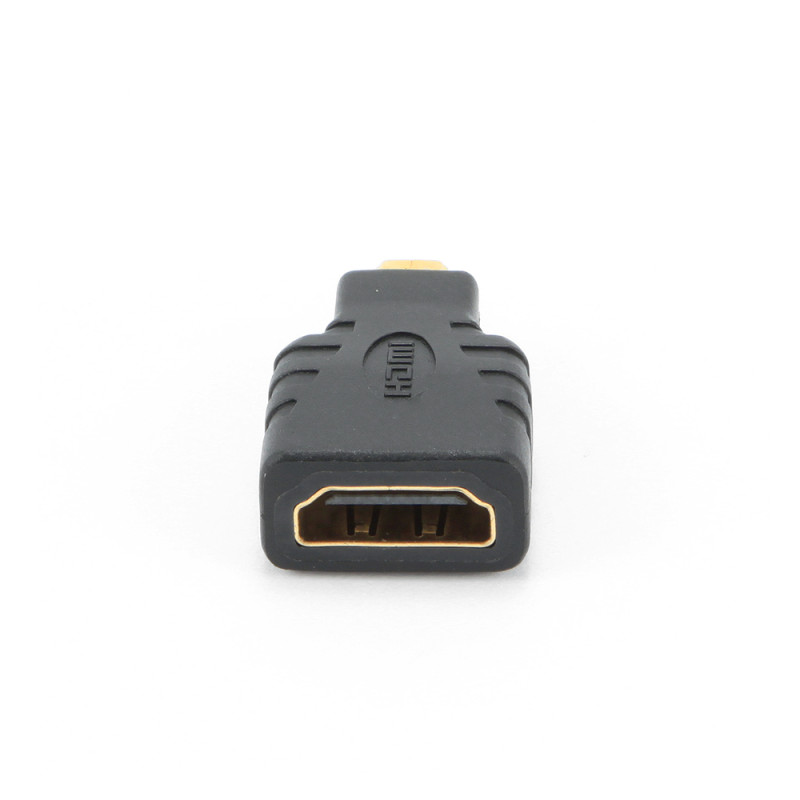 Gembird A-HDMI-FD HDMI(F)-microHDMI(M), HDMI, micro HDMI, Negro
