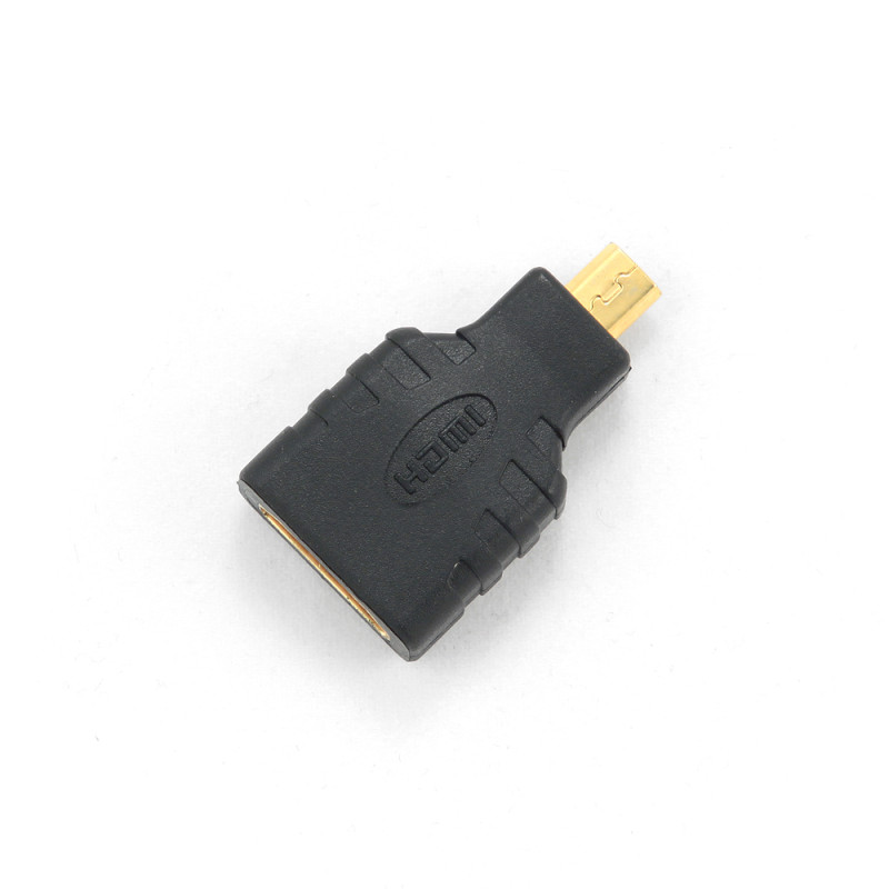 Gembird A-HDMI-FD HDMI(F)-microHDMI(M), HDMI, micro HDMI, Negro