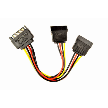 Gembird CC-SATAM2F-01 CC-SATAM2F-01, 0,15 m, SATA I, Macho/Hembra, Multicolor, 90 mm, 120 mm