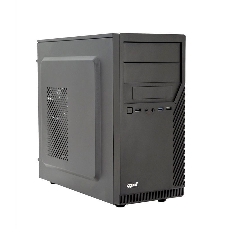 iggual PSIGG3 PSIGG3, Torre, PC, Negro, ATX, SECC, Hogar / Oficina