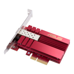 ASUS 90IG0490-MO0R00 XG-C100F, Interno, Alámbrico, PCI Express, Fibra, 10000 Mbit/s, Rojo