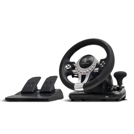 Spirit of Gamer SOG-RWP2 Race Wheel Pro 2, Volante + Pedales, PC, PlayStation 4, Playstation 3, Xbox One, Digital, 180°,