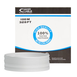 Nanocable 10.20.0902 CABLE RED RJ45 CAT.6 FTP RIGIDO AWG24, 100 M, 100 m, Cat6, F/UTP (FTP), Gris