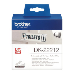 Brother DK-22212 DK-22212, Negro sobre blanco, DK, Blanco, Térmica directa, China, 5 año(s) 2