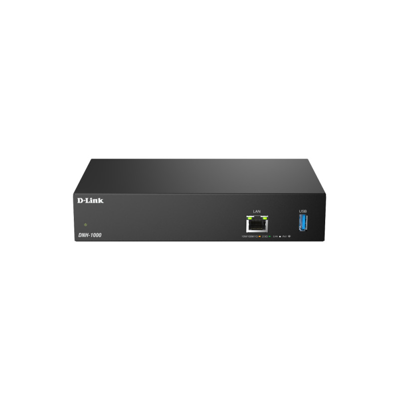 D-Link DNH-1000 DNH-1000, Negro, 10,100,1000,2500 Mbit/s, 100 - 240 V, 12 V, 2 A, 190 mm