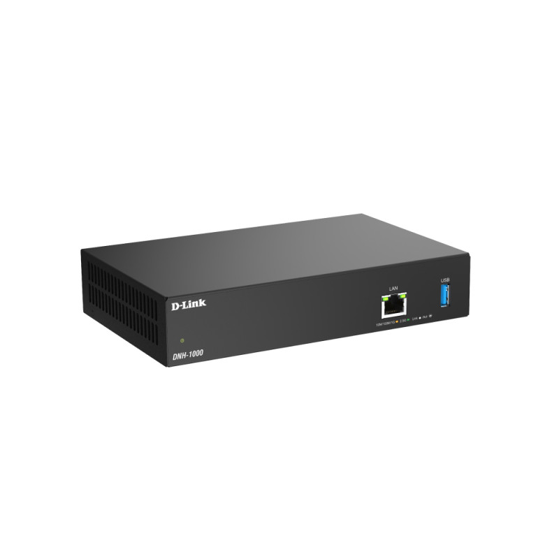 D-Link DNH-1000 DNH-1000, Negro, 10,100,1000,2500 Mbit/s, 100 - 240 V, 12 V, 2 A, 190 mm